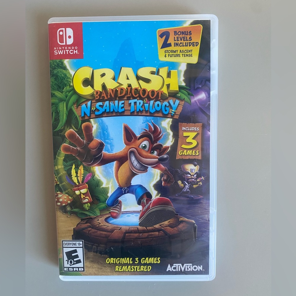 Nintendo Switch Crash Bandicoot N Sane Trilogy